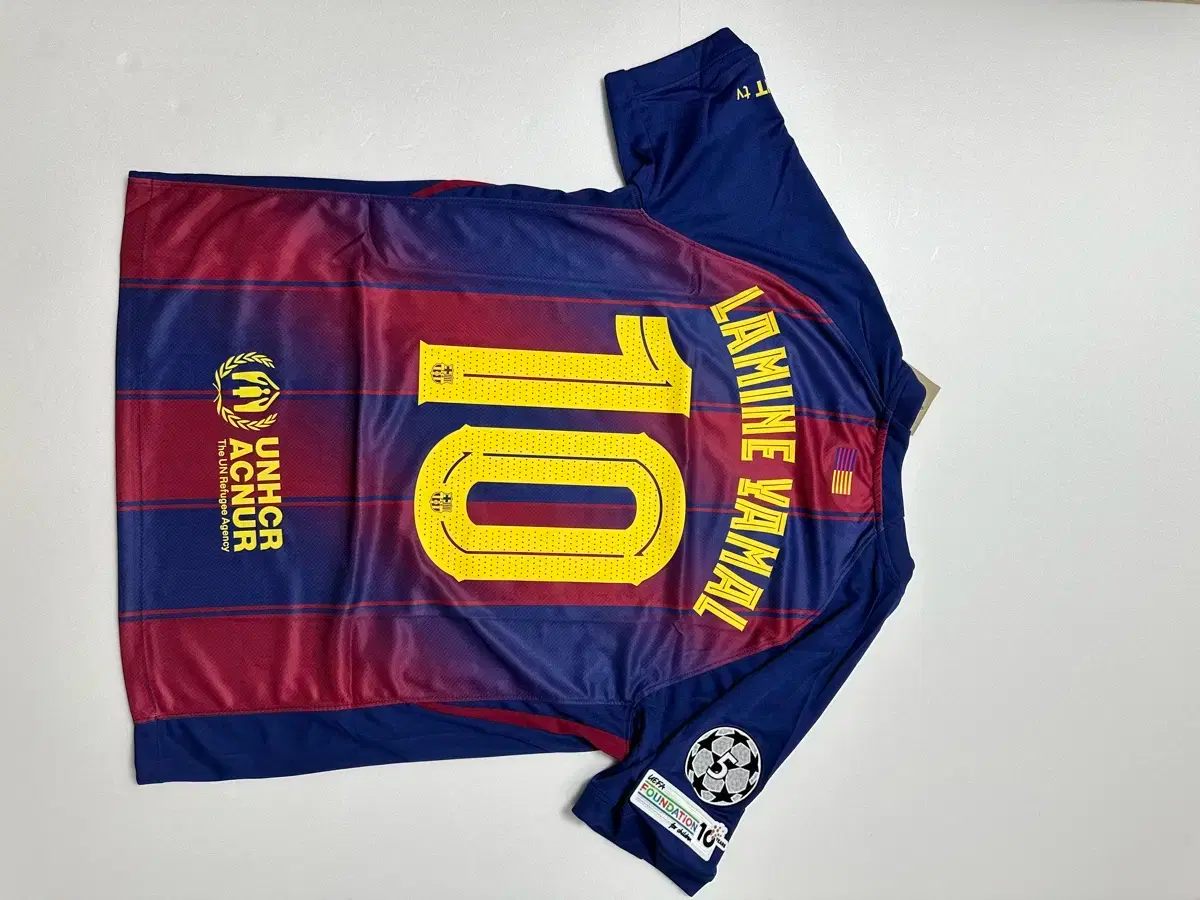 25/26 バルセロナユニフォームラミン・ヤマルチャンピオンパッチ (XL)